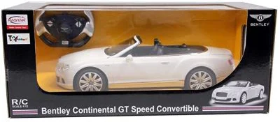 Masina cu telecomanda Bentley Continental GT alb cu scara 1 la 12, Rastar
