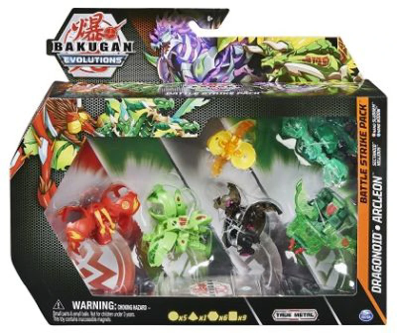 Bakugan S4 Pachet Starter 4 piese Dragonoid, Arcleon, Sectanoid si Nillious