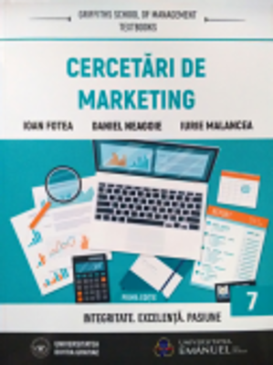 Cercetari de marketing - Ioan Fotea, Daniel Neagoie, Iurie Malancea