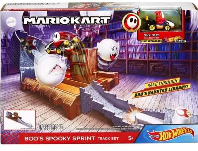 Pista Mario Kart fantoma infricosatoare, Hot Wheels