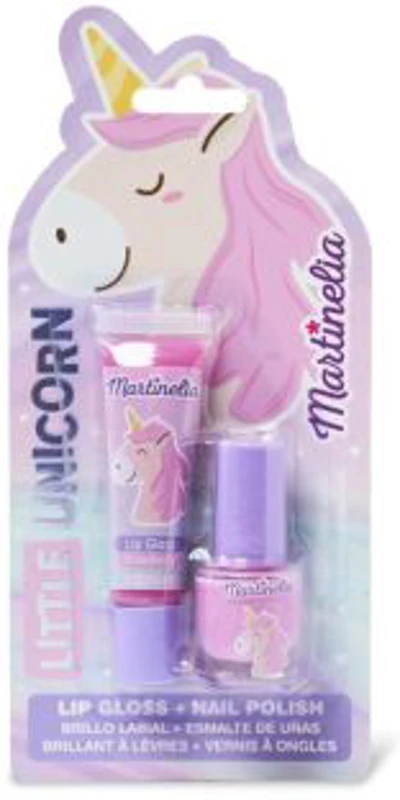 Set luciu de buze si lac de unghii Martinelia Llittle Unicorn