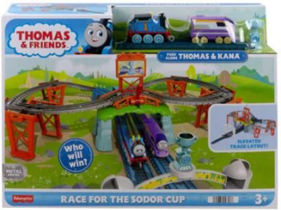 Set de joaca motorizat Cursa Sodor, Thomas
