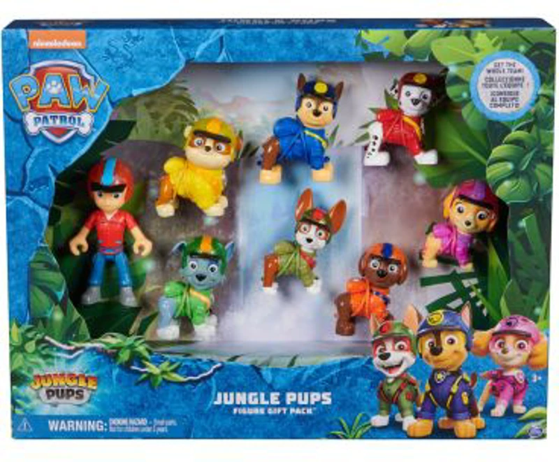 Set cadou 8 figurine jungle Patrula Catelusilor