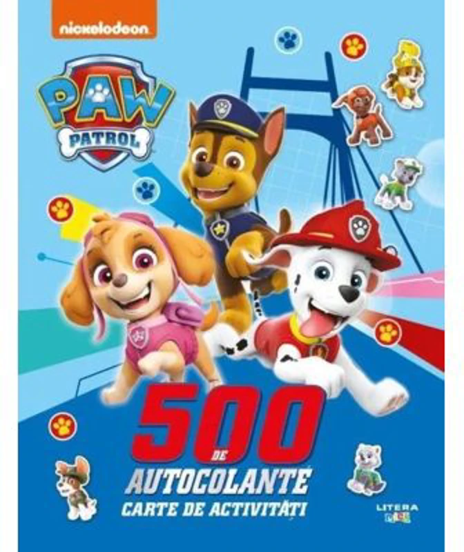 Patrula Catelusilor. 500 de autocolante. Carte de activitati