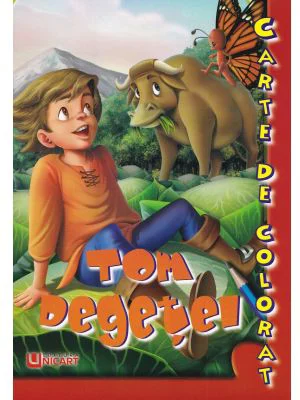 Tom Degetel. Carte de colorat A5