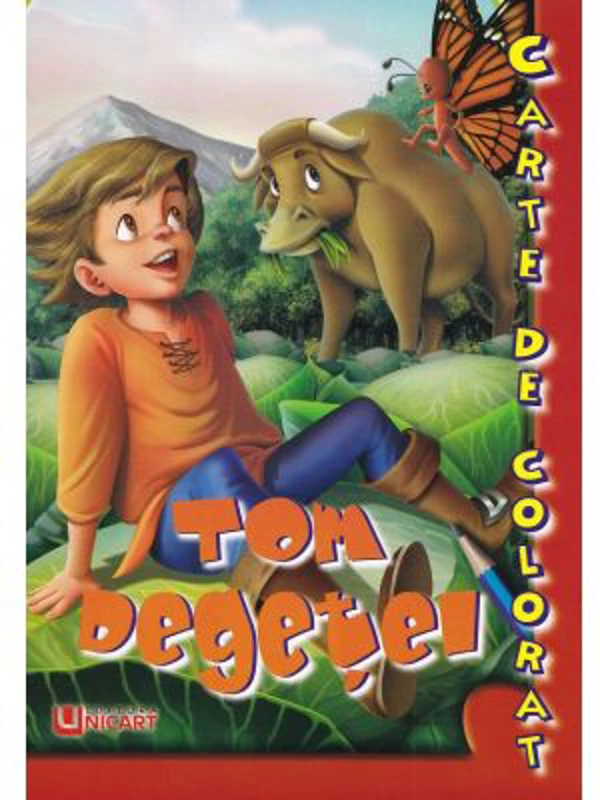 Tom Degetel. Carte de colorat A5