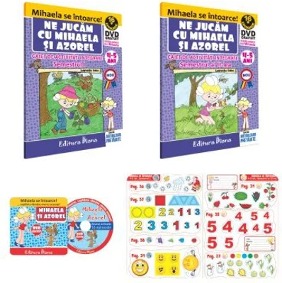 Set activitati integrate „Ne jucam cu Mihaela si Azorel”, Semestrele 1-2, 4