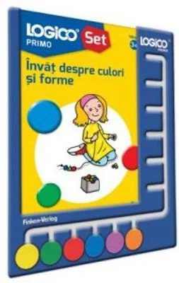 Logico Primo. Set cu rama. Invat despre culori si forme (3+)