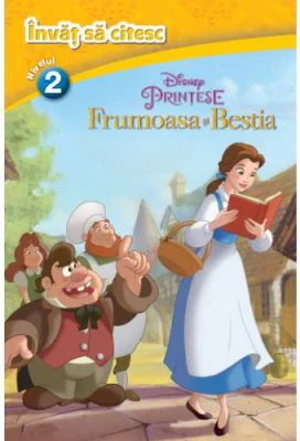 Disney printese. Frumoasa si Bestia - Invat sa citesc (nivelul 2)