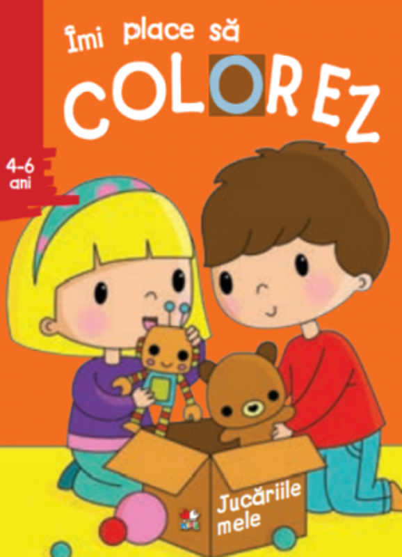 Imi place sa colorez. Jucariile mele (4-6 ani)