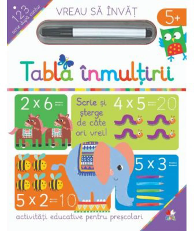 Vreau sa invat. Tabla inmultirii