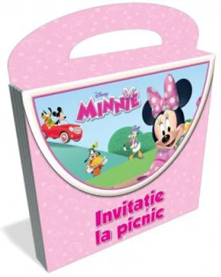 Minnie. Invitatie la picnic. Carte tip posetuta