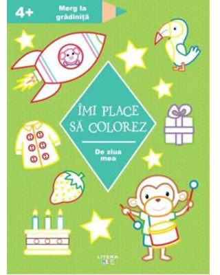Imi place sa colorez. De ziua mea (3+)