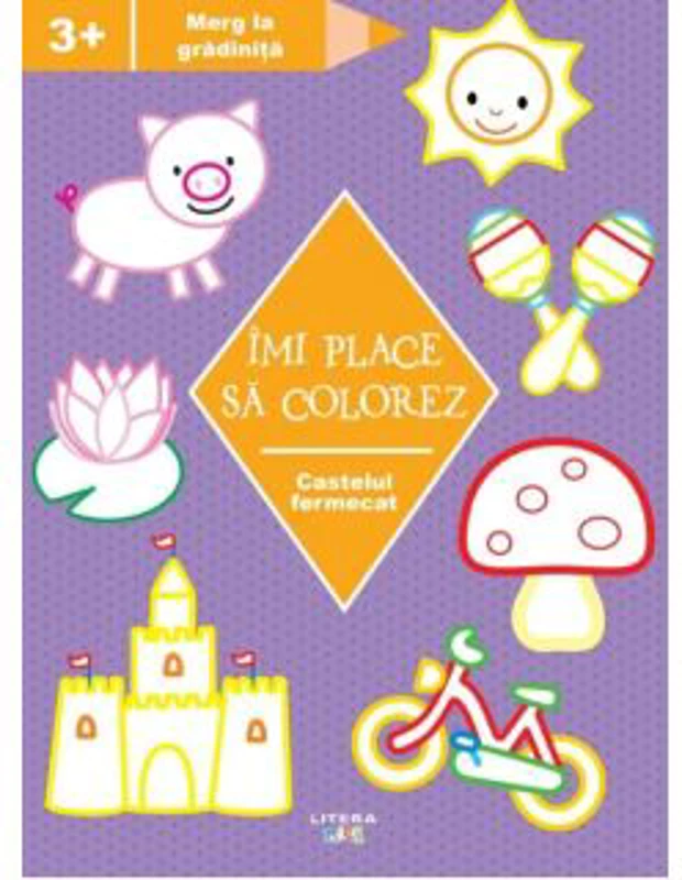 Imi place sa colorez. Castelul fermecat (4+)
