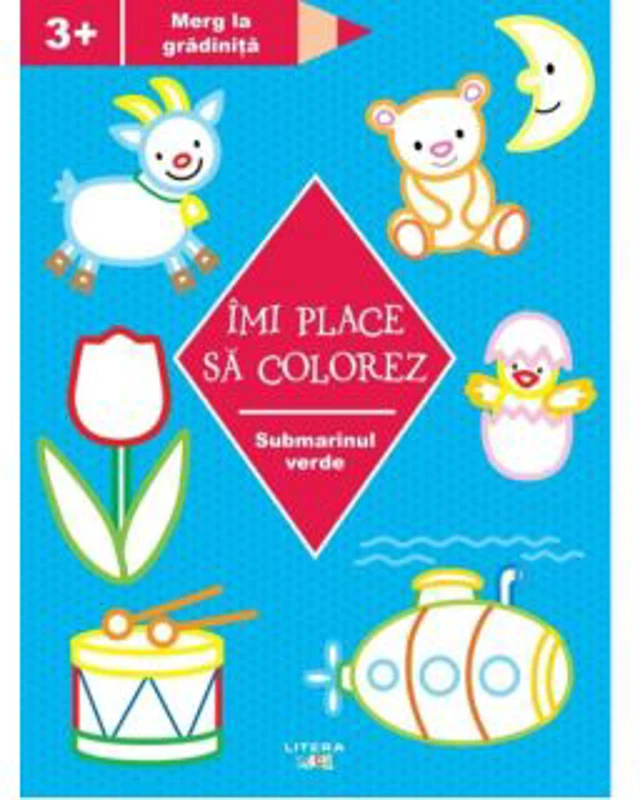 Imi place sa colorez. Submarinul verde (3+)