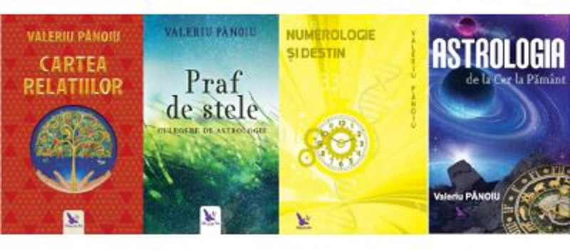 Despre Astrologie, Numerologie si Relatii - Set 4 carti, autor Valeriu Panoiu
