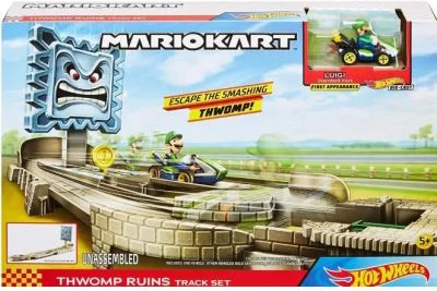Pista Mario Kart Ruinele Thwomp, Hot Wheels