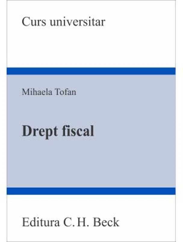 Drept fiscal - Mihaela Tofan