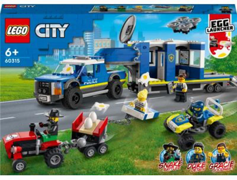 LEGO City. Masina Centru de comanda mobil al politiei 60315, 436 de piese