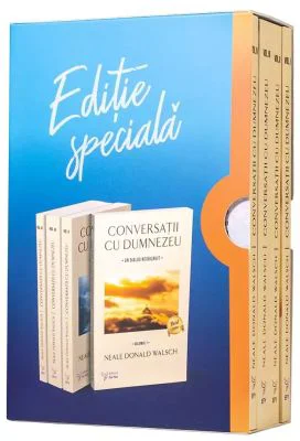 Conversatii cu Dumnezeu, volumele 1-4 + cutie de colectie - Neale Donald Walsch