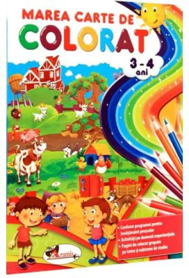 Marea Carte de Colorat. 3-4 ani