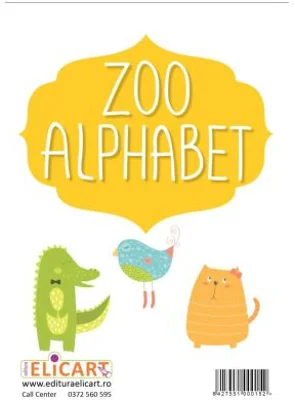 Set cartonase Zoo Alphabet