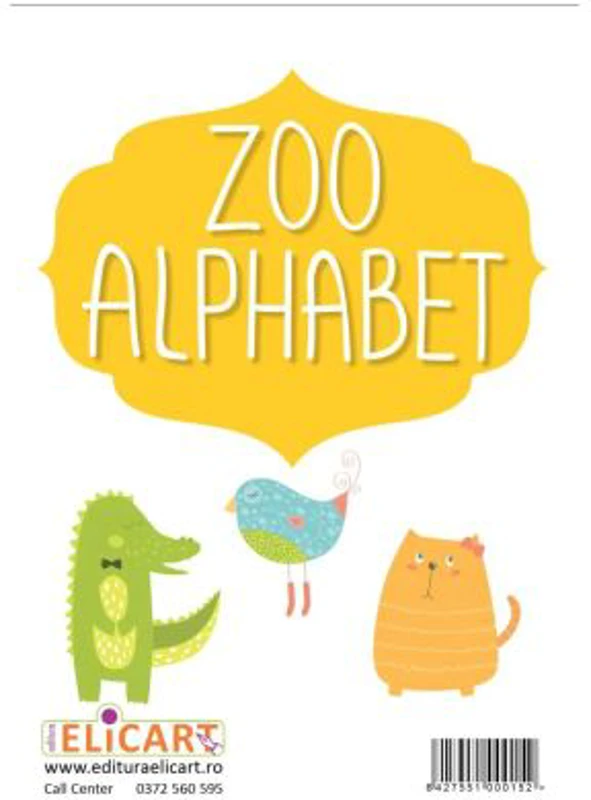 Set cartonase Zoo Alphabet