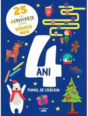 25 de activitati pentru varsta mea. 4 ani. Pomul de Craciun