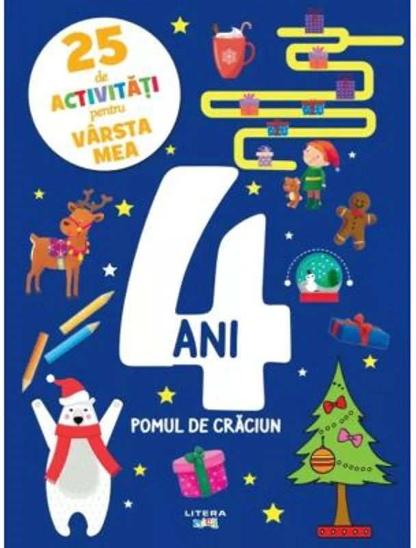 25 de activitati pentru varsta mea. 4 ani. Pomul de Craciun