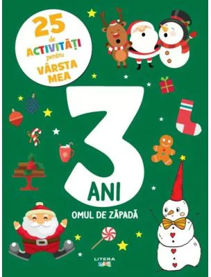 25 de activitati pentru varsta mea. 3 ani. Omul de zapada
