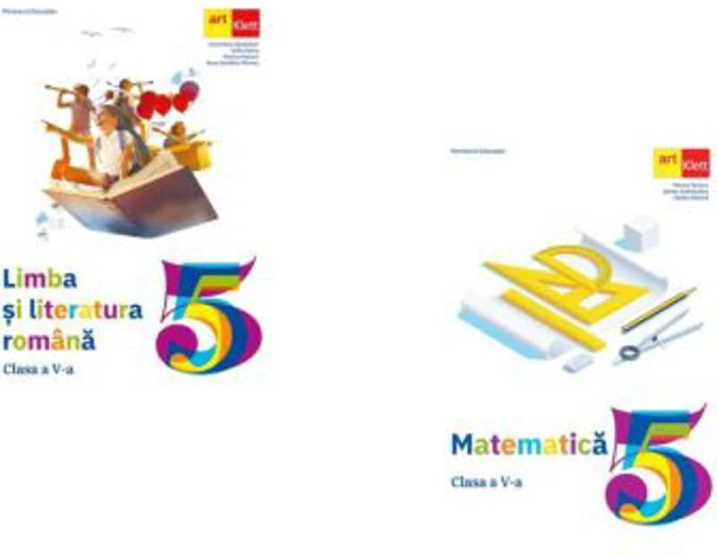 Pachet 2 carti: Matematica. Manual clasa a 5-a si Limba si literatura romana. Manual clasa a 5-a - Marius Perianu, Florentina Samihaian