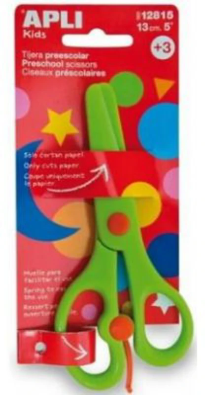 Foarfeca creativa Apli, verde, 13 cm, taiere in zig-zag