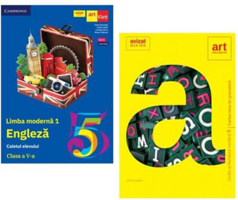 Pachet 2 carti pentru clasa a 5-a: Limba engleza L1. Caietul elevului si Cartea mea de gramatica DOOM3. Clasa a 5-a - Sofia Dobra, Clare Kennedy