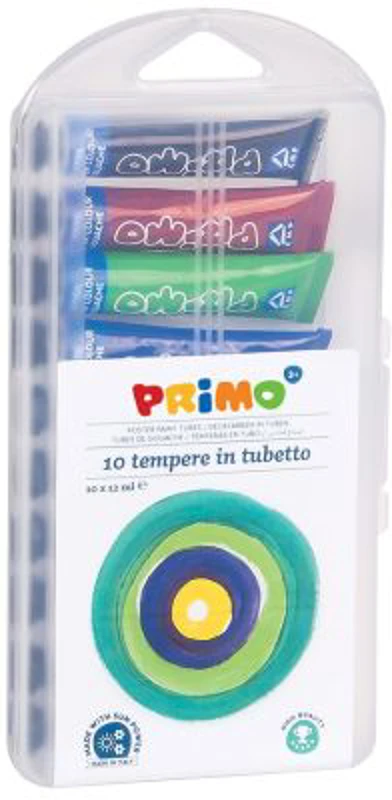 Tempera Morocolor 12ml, tub aluminiu 10 culori ( MC15568 )