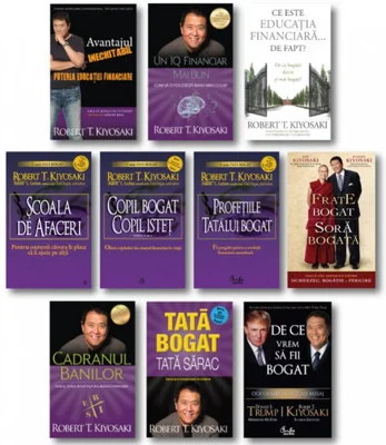 Pachet complet Robert T. Kiyosaki - Set 10 carti
