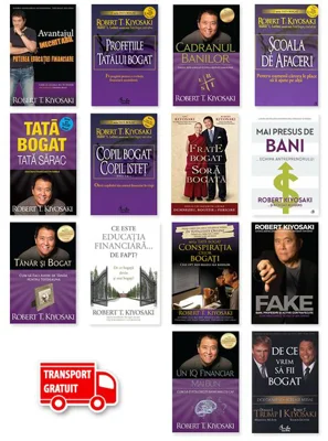 Pachet complet Robert T. Kiyosaki - Set 14 Carti