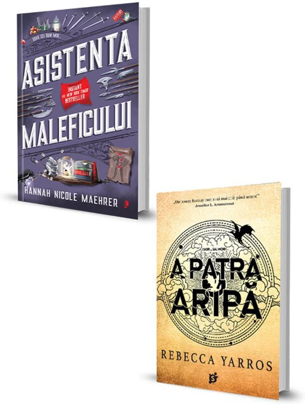 Pachet Asistenta Maleficului + A Patra Aripa. Set 2 carti