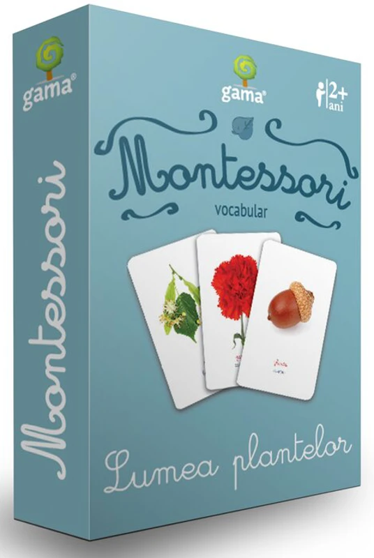 Lumea plantelor. Carti de joc Montessori