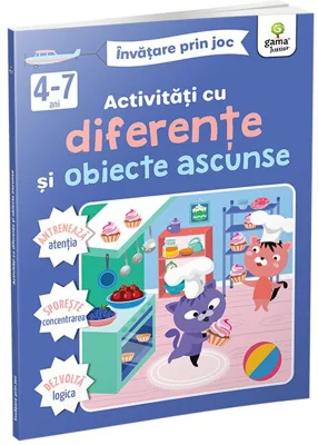 Activitati cu diferente si obiecte ascunse 4-7 ani