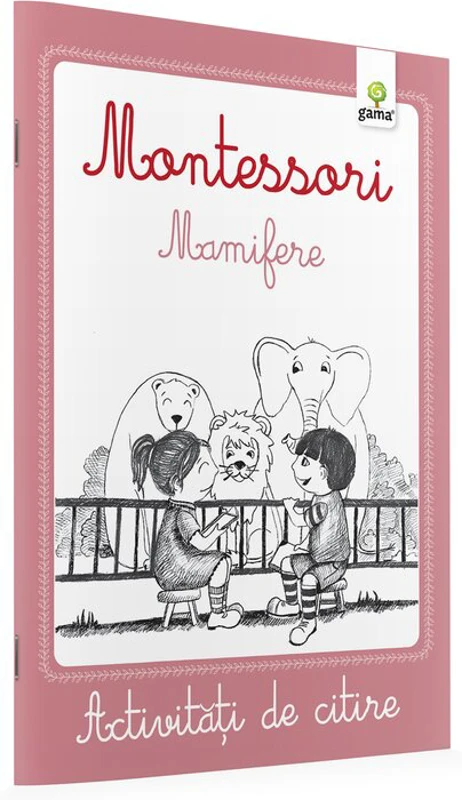 Activitati de citire Montessori. Mamifere