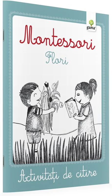 Activitati de citire Montessori. Flori