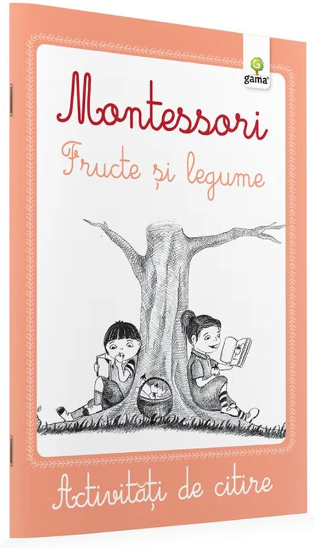 Activitati de citire Montessori. Legume si fructe