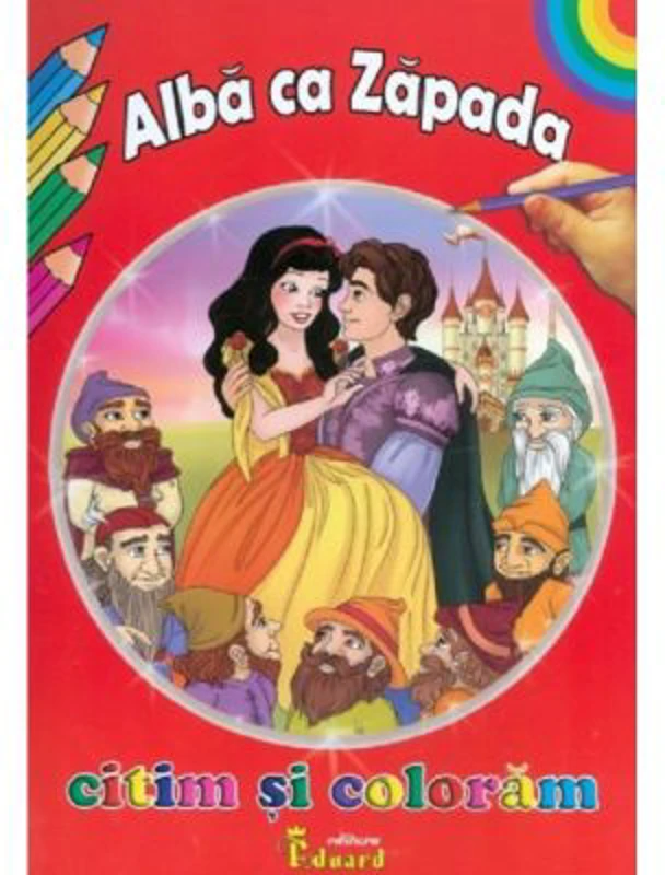 Citim si coloram. Alba ca zapada