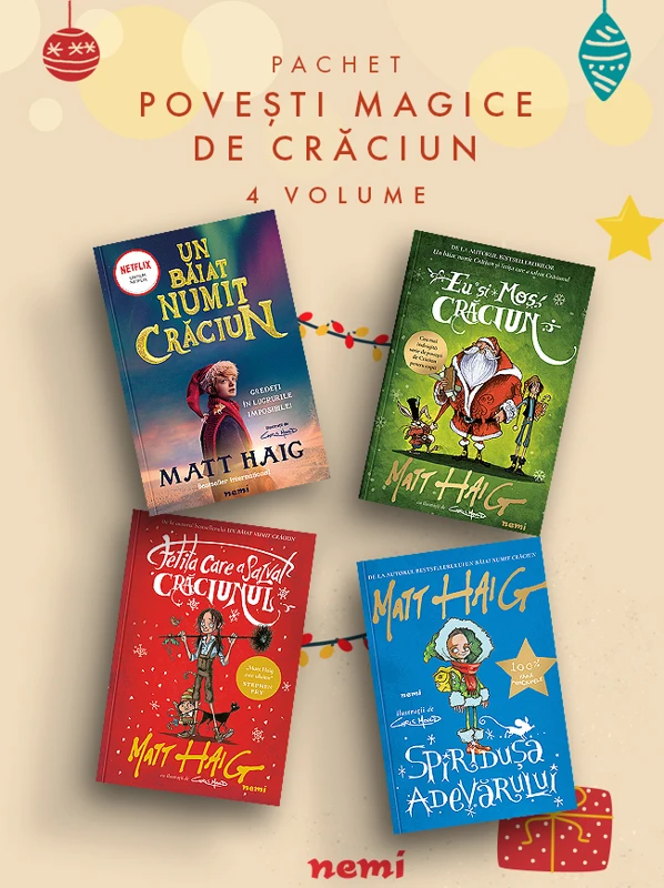 Pachet povești magice de Crăciun 4 vol.