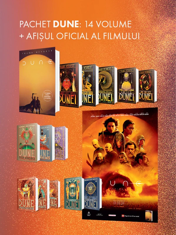 Pachet Universul Dune 14 vol. + AFIȘ