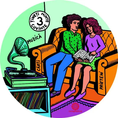 Coaster- Prieteni, muzică, cărți - Hardcover - ***