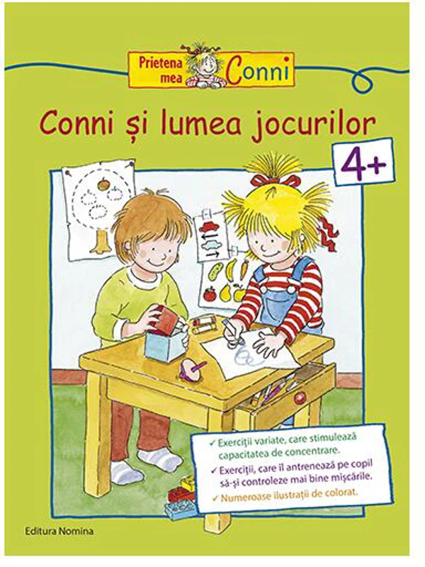 Conni și lumea jocurilor 4+ - Paperback brosat - *** - Nomina