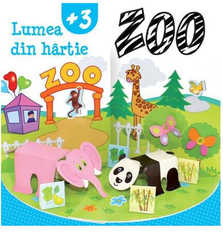 Zoo. Lumea din hârtie - Paperback brosat - *** - Kreativ