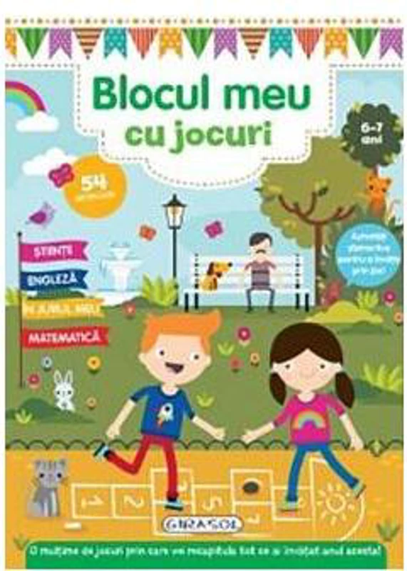Blocul meu cu jocuri 6-7 ani - Paperback - *** - Girasol