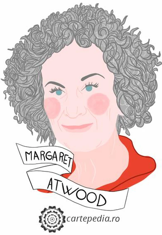 Margaret Atwood  - sticker by Renata - Cartepedia